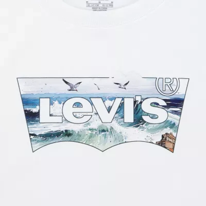 Levi's® Big Kid Boys Crew Neck Short Sleeve Regular Fit Graphic T-Shirt