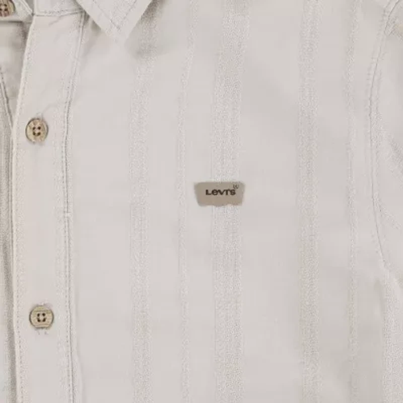Levi's Big Kid Boys Short Sleeve Regular Fit Button-Down Shirt