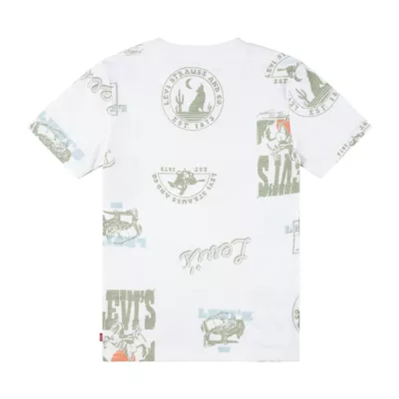 Levi's® Big Kid Boys Crew Neck Short Sleeve Regular Fit Graphic T-Shirt