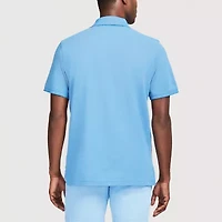 IZOD Advantage Performance Stripe Mens Regular Fit Short Sleeve Polo Shirt