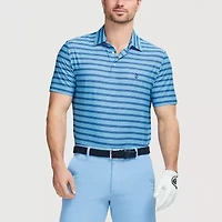 IZOD Swingflex Elite Stripe Mens Regular Fit Short Sleeve Polo Shirt
