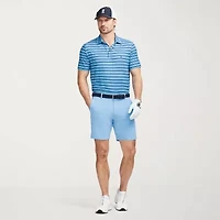 IZOD Swingflex Elite Stripe Mens Regular Fit Short Sleeve Polo Shirt