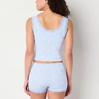 Arizona Body Womens U Neck Sleeveless Pajama Top