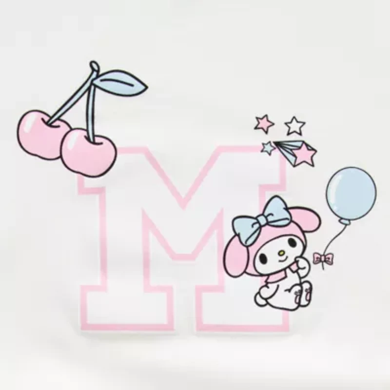 My Melody Cinched Muscle Tank Womens Crew Neck Sleeveless Hello Kitty Juniors Top