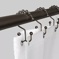 Maytex Mills Double Ball Glilde Shower Curtain Hooks