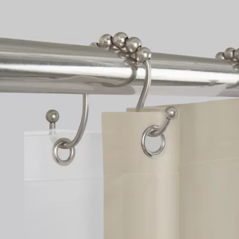Maytex Mills Luminex Open Double Glide Shower Curtain Hooks