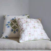 Martha Stewart Esmerelda Bow Square Throw Pillow