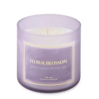 Distant Lands Floral Blossom 3-Wick Scented Jar Candle