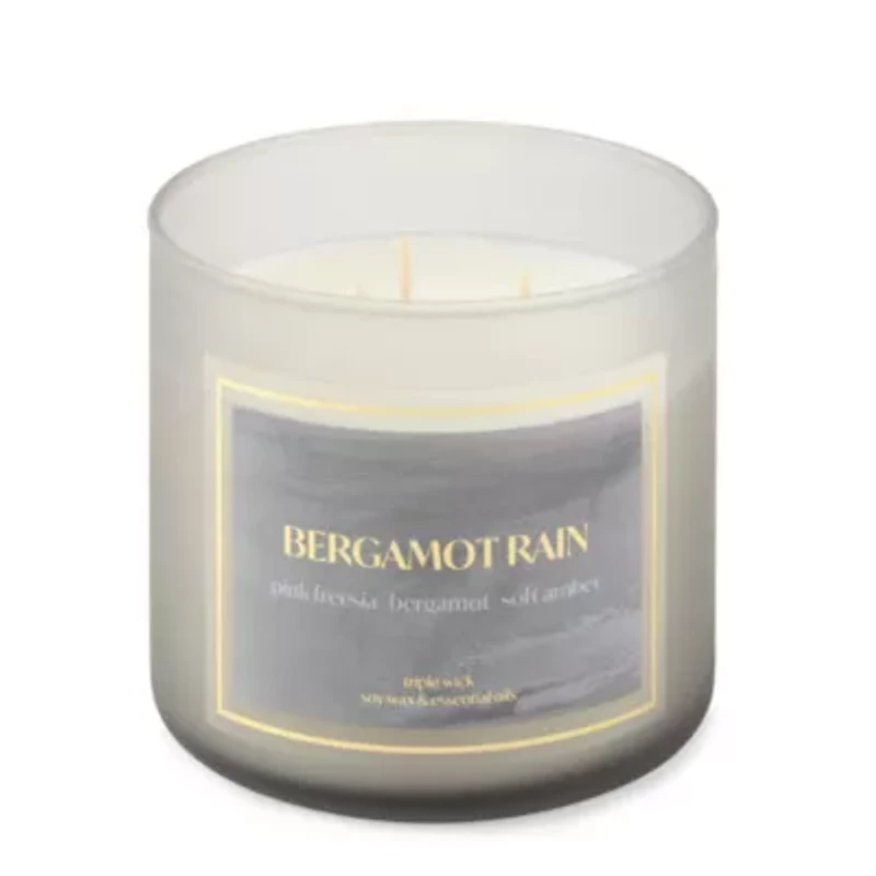 Distant Lands Bergamot Rain 3-Wick Scented Jar Candle