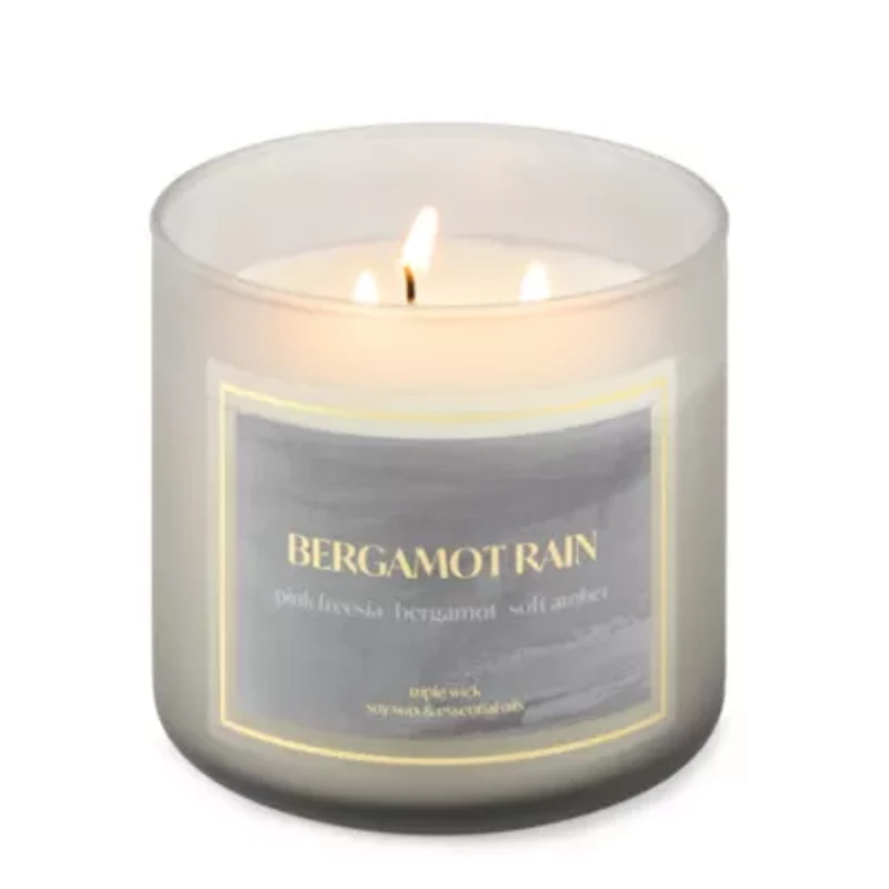 Distant Lands Bergamot Rain 3-Wick Scented Jar Candle