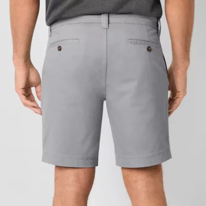 St. John's Bay Mens 9" Stretch Fabric Chino Short