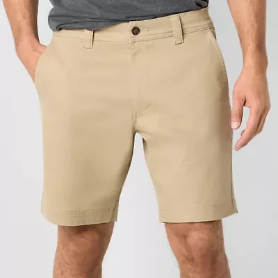 St. John's Bay Mens 9" Stretch Fabric Chino Short