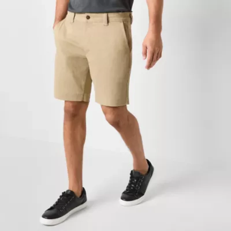 St. John's Bay Mens 9" Stretch Fabric Chino Short