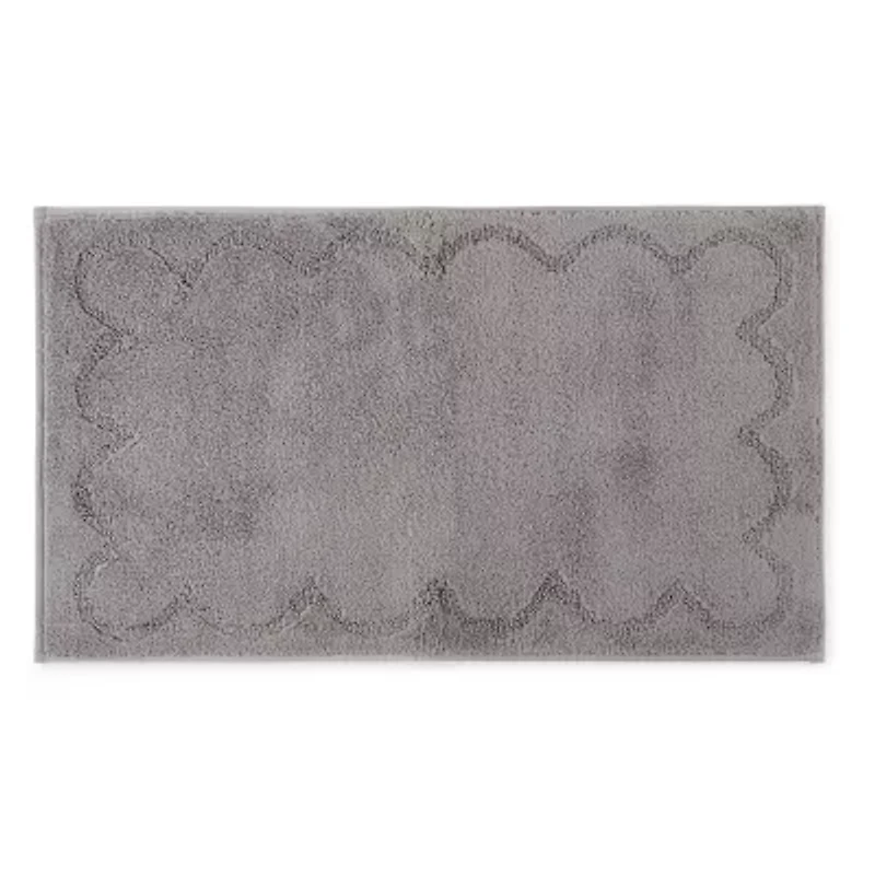Martha Stewart Cotton Scalloped Bath Rug