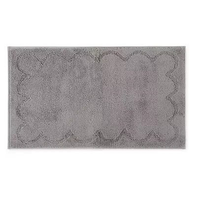 Martha Stewart Cotton Scalloped Bath Rug
