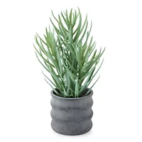 Linden Street 13.5in Aloe Artificial Plant