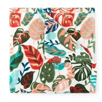 Distant Lands White Leaves Throw