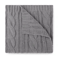 Linden Street Cable Knit Chenille Throw
