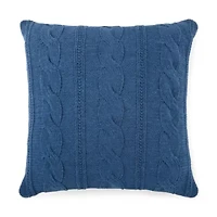 Linden Street Cable Knit Chenille Square Pillow