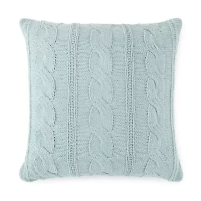 Linden Street Cable Knit Chenille Square Pillow
