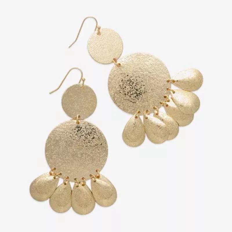 Bold Elements Womens Drop Earrings