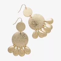 Bold Elements Womens Drop Earrings