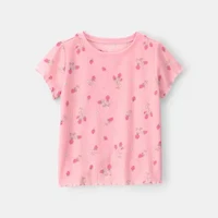 Carter's Girls Round Neck Short Sleeve 2-pc. Pajama Sets