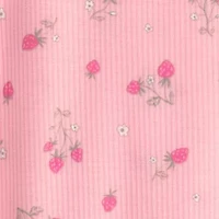 Carter's Girls Round Neck Short Sleeve 2-pc. Pajama Sets