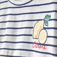 Carter's Little & Big Kid Girls Round Neck Short Sleeve Regular Fit Graphic T-Shirt