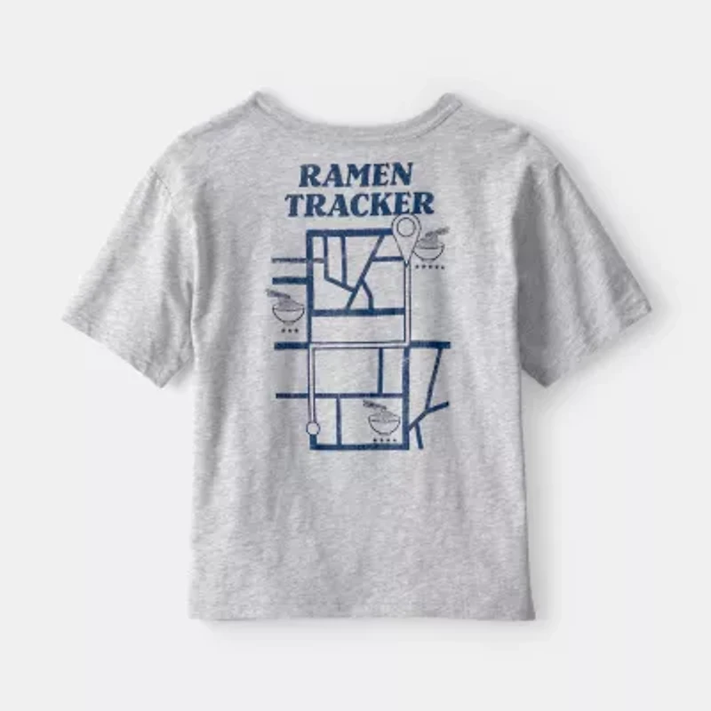 Carter's Boys Round Neck Short Sleeve Regular Fit Graphic T-Shirt