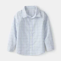 Carter's Boys Long Sleeve Fitted Regular Fit Button-Down Shirt