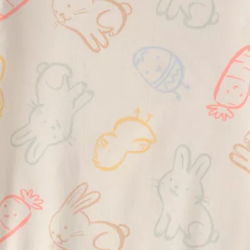 Carter's Girls Round Neck Short Sleeve 2-pc. Pajama Sets