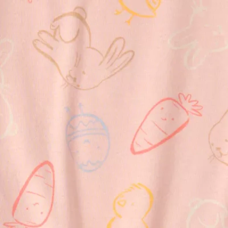 Carter's Girls Round Neck Short Sleeve 2-pc. Pajama Sets