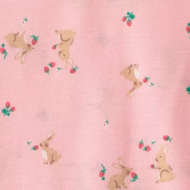 Carter's Girls Round Neck Short Sleeve 2-pc. Nightgown