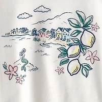 Carter's Girls Round Neck Short Sleeve Regular Fit Graphic T-Shirt