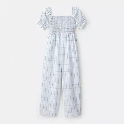 Carter's Little & Big Kid Girls Short Sleeve Squares Romper