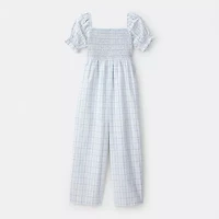 Carter's Little & Big Kid Girls Short Sleeve Squares Romper