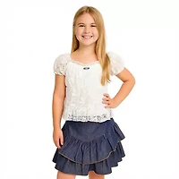 Lilt Big Kid Girls 2-pc. Skirt Set