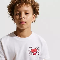 Nike Club Big Kid Unisex Crew Neck Short Sleeve Regular Fit Graphic T-Shirt