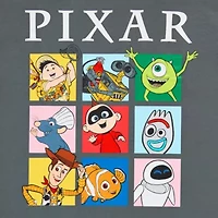 Pixar Boyfriend Tee Womens Juniors Crew Neck Short Sleeve Graphic T-Shirt