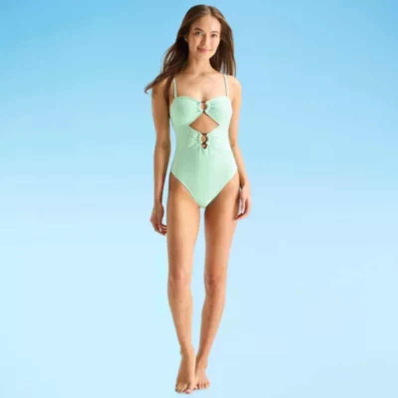 Mynah Womens Monokini One Piece Swimsuit