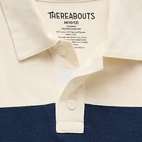 Thereabouts Little & Big Kid Boys Bodysuit Closure Easy-on + Easy-off Adaptive Short Sleeve