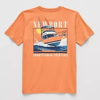 Thereabouts Little & Big Kid Boys Crew Neck Short Sleeve Regular Fit Graphic T-Shirt