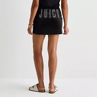 Juicy By Couture Womens Juniors Mid Rise Scooter Skirt