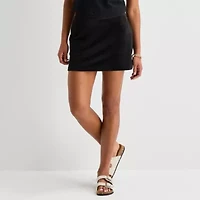 Juicy By Couture Womens Juniors Mid Rise Scooter Skirt