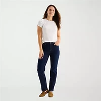 Liz Claiborne Womens Tall Crew Neck Short Sleeve T-Shirt