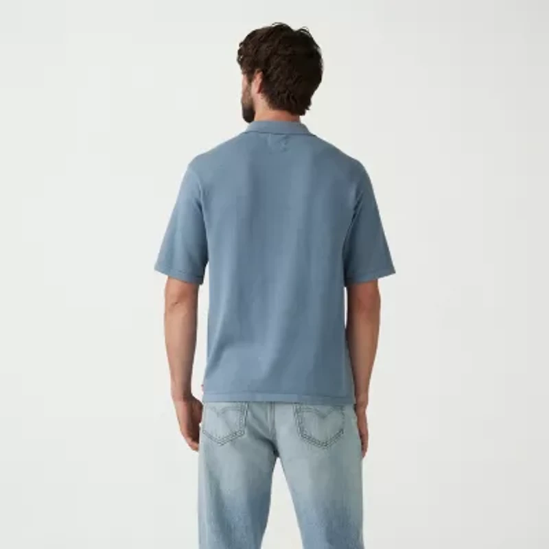 Levi's® Mens Short Sleeve Sweater Polo Shirt