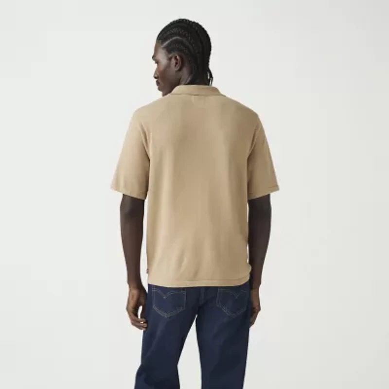 Levi's® Mens Short Sleeve Sweater Polo Shirt