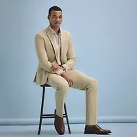 J. Ferrar Ultra Comfort Mens Slim Fit Flat Front Suit Pant