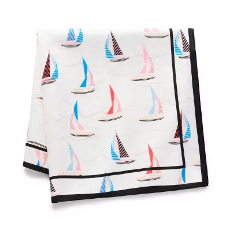Mixit Sailboat Print Square Scarf